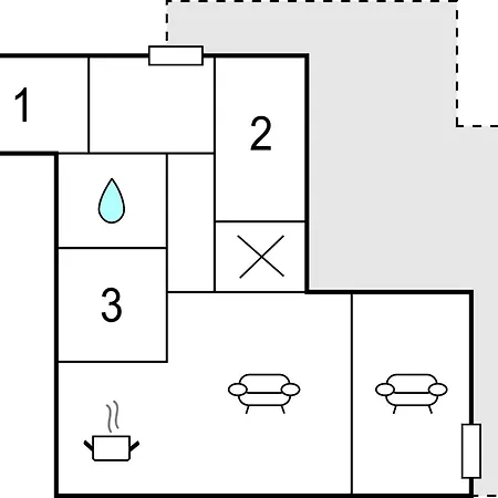 Holiday home Pet Friendly In With Kitchen