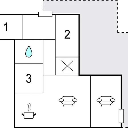 Pet Friendly In With Kitchen *